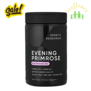 Hoa anh thảo Sports Research Evening Primrose Cold-pressed Oil 120 viên của Mỹ