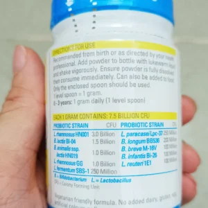Bột men vi sinh Life Space Probiotic Powder for Baby 60g của Úc Life Space Probiotic Powder for Baby (0 tháng - 3 tuổi) 60g của Úc