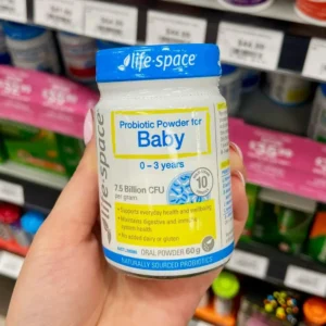 Bột men vi sinh Life Space Probiotic Powder for Baby 60g của Úc Men vi sinh cho bé Life Space Probiotic Powder for Baby (0 tháng - 3 tuổi) 60g