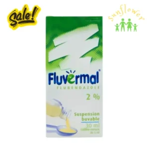 Siro tẩy giun Fluvermal 2% Flubendazole 30ml của Pháp