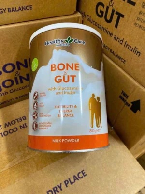 Sữa bột Healthy Care Bone Gut with Glucosamine and Inulin 800g của Úc Sữa bột Healthy Care Bone & Gut with Glucosamine 800g