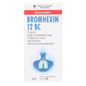 Thuốc ho nhỏ giọt Bromhexin 12 BC Berlin-Chemie 50ml