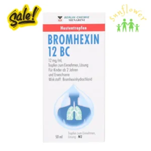 Thuốc ho nhỏ giọt Bromhexin 12 BC Berlin-Chemie 50ml của Đức