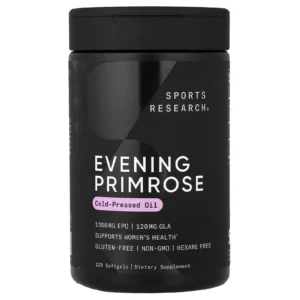 Tinh Dầu Hoa Anh Thảo 1300mg Sports Research 120 Viên của Mỹ