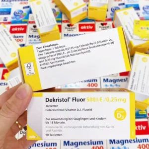 Viên uống Dekristol Fluor 500 I.E. 0,25 mg