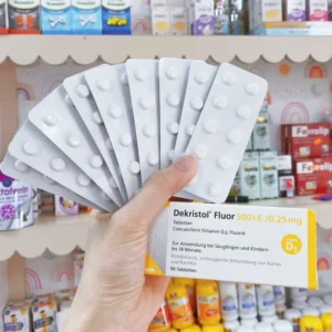 Viên uống Dekristol Fluor 500 IE 0,25 mg Tabletten, 90 St