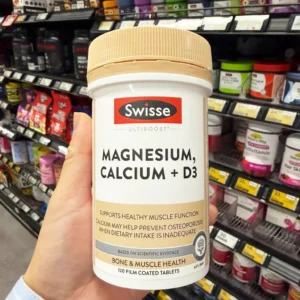Viên uống Swisse Magnesium Calcium D3 120 viên của Úc Viên uống Magnesium Calcium D3 Swisse 120 viên của Úc