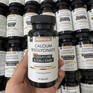 Viên uống canxi Nat Form Calcium Bisglycinate 1500mg D3 K2 90 viên của Pháp Viên uống Nat Form Calcium Bisglycinate 1500mg D3 K2 90 viên của Pháp