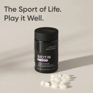 Viên uống mọc tóc Sports Research Biotin 10000mcg Max Strength 120 viên của Mỹ Viên uống Sports Research Biotin 10000mcg Max Strength 120 viên