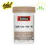 Viên uống Swisse Calcium D3 K2 60 viên của Úc