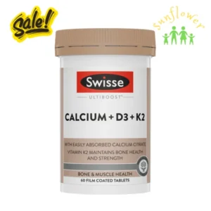 Viên uống Swisse Calcium D3 K2 60 viên của Úc