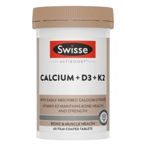 Viên uống Swisse Ultiboost Calcium + D3 + K2 60 viên