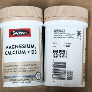 Viên uống Swisse Magnesium Calcium D3 120 viên của Úc Viên uống Swisse Ultiboost Magnesium + Calcium + D3 120 viên của Úc