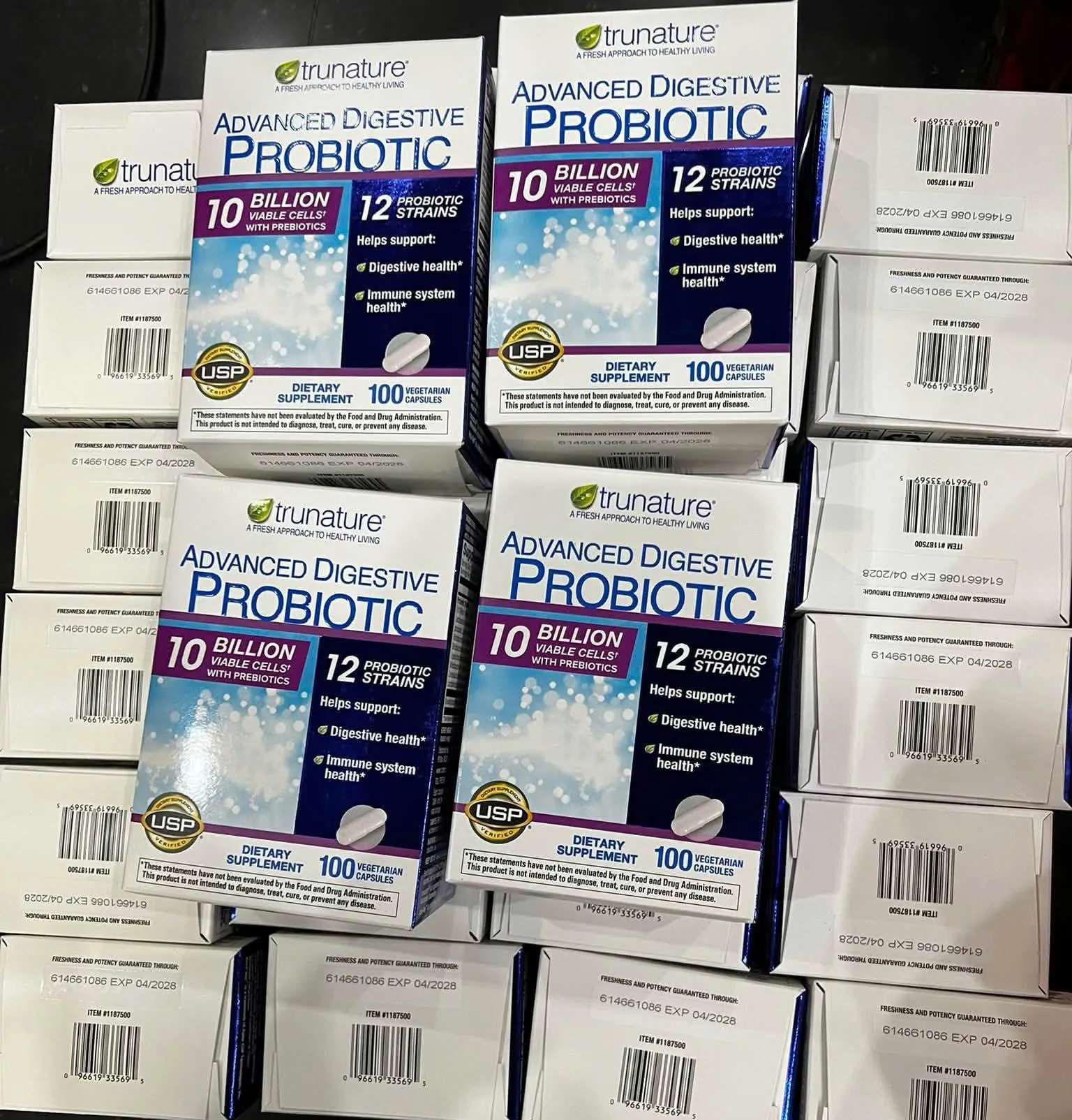 Men vi sinh Trunature Advanced Digestive Probiotic 100 viên của Mỹ Viên uống Trunature Advanced Digestive Probiotic 100 viên
