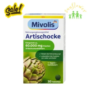 Viên uống atiso Mivolis Artischocke 60 000mg 30 viên của Đức