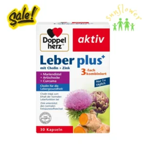 Viên uống bổ gan Doppelherz Leber Plus+ 30 viên của Đức
