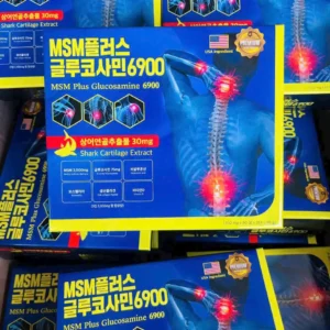 Viên uống MSM Plus Glucosamine 6900 hộp 180 viên của Hàn Quốc Viên uống bổ khớp MSM Plus Glucosamin 6900 Hàn Quốc