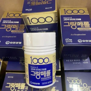 Viên uống Vitamin E 1000IU Yuhan Grangpherol 60 viên của Hàn Quốc Viên uống bổ sung Vitamin E 1000IU Yuhan Hàn Quốc 60 viên