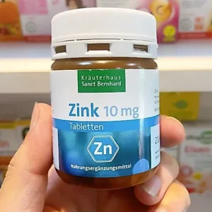Viên uống kẽm Sanct Bernhard Zink 10mg 210 viên của Đức Viên uống bổ sung kẽm Sanct Bernhard Zink 10mg, 210 viên