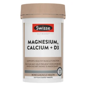 Viên uống bổ xương khớp Swisse Magnesium Calcium D3 120 viên