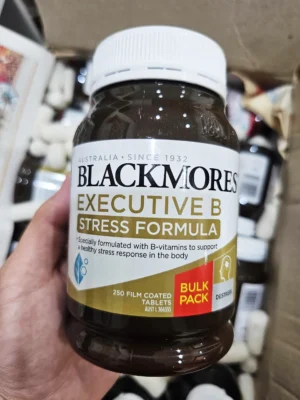 Viên uống giảm căng thẳng Blackmores Executive B Stress Formula Úc 250 viên