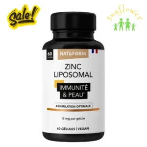 Viên uống kẽm Nat Form Zinc Liposomal 15mg 60 viên của Pháp