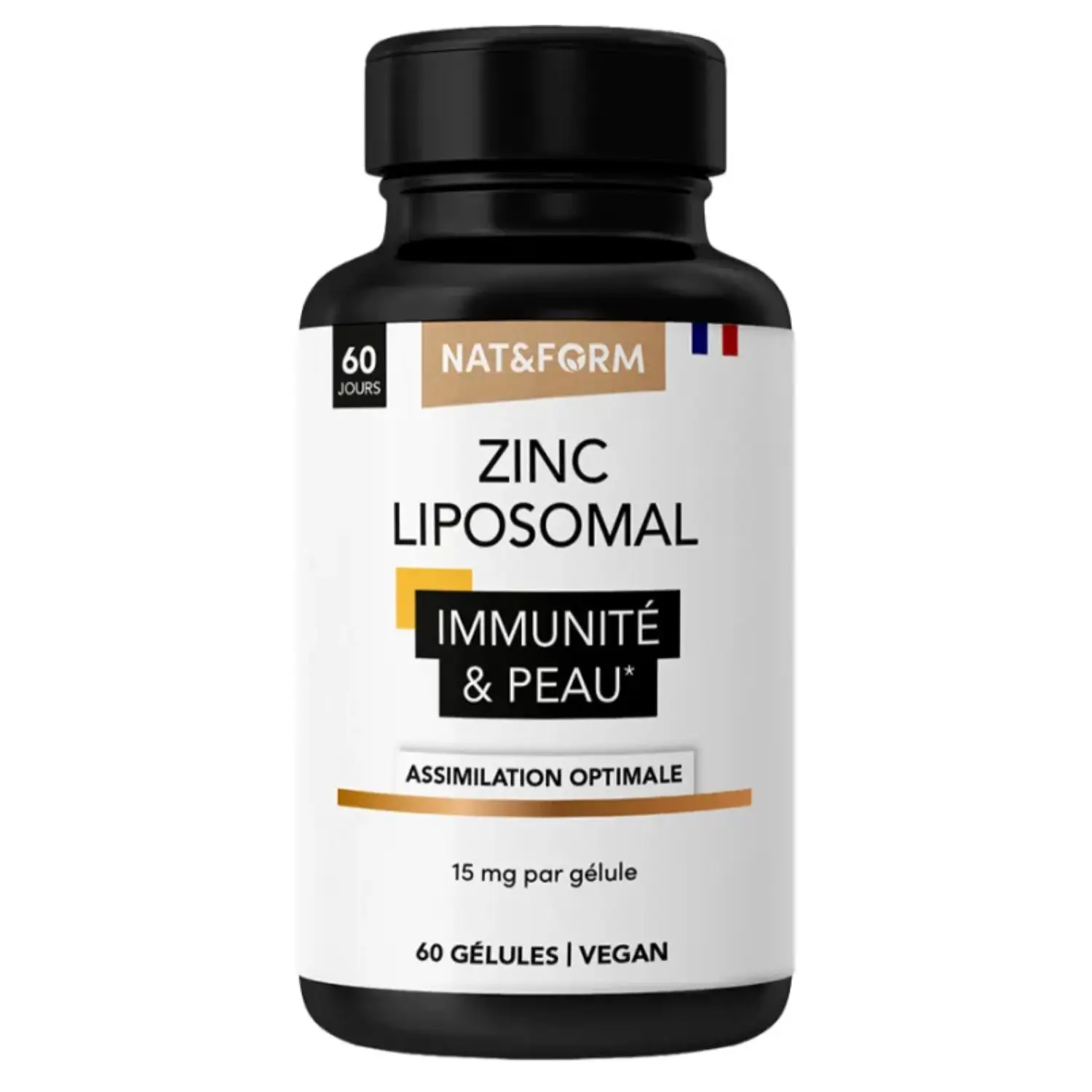 Viên uống kẽm Nat Form Zinc Liposomal 15mg 60 viên của Pháp Viên uống kẽm Nat Form Zinc Liposomal 15mg 60 viên