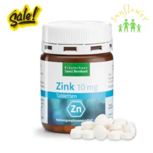Viên uống kẽm Sanct Bernhard Zink 10mg 210 viên của Đức