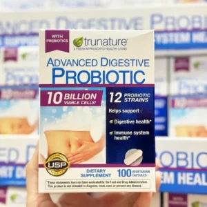 Men vi sinh Trunature Advanced Digestive Probiotic 100 viên của Mỹ Viên uống men tiêu hóa Trunature Advanced Digestive Probiotic 100 viên