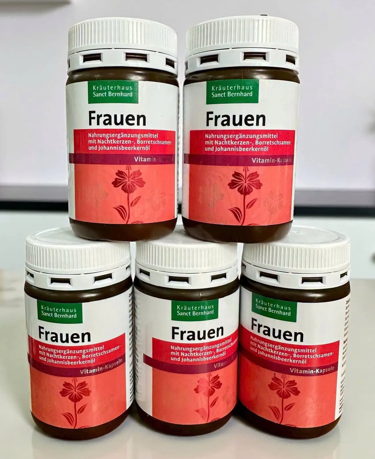 Viên uống Sanct Bernhard Frauen Vitamin Kapseln 60 viên của Đức Viên uống nội tiết tố Frauen Sanct Bernhard Vitamin Kapseln 60 viên