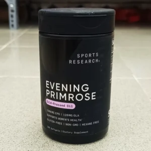 Viên uống tinh dầu hoa anh thảo Sports Research Evening Primrose Cold Pressed Oil 120 viên