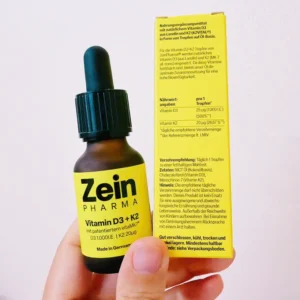 Vitamin D3 K2 MK7 Zein Pharma 25ml dạng nhỏ giọt của Đức Vitamin D3 K2 MK7 Zein Pharma 25ml dạng giọt của Đức