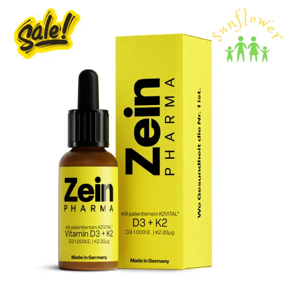 Vitamin D3 K2 MK7 Zein Pharma 25ml dạng nhỏ giọt của Đức Vitamin D3 K2 MK7 Zein Pharma 25ml dạng nhỏ giọt của Đức