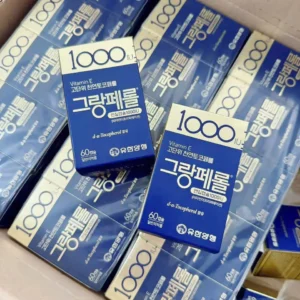 Viên uống Vitamin E 1000IU Yuhan Grangpherol 60 viên của Hàn Quốc Vitamin E 1000IU 60 viên chống lão hóa Hàn Quốc