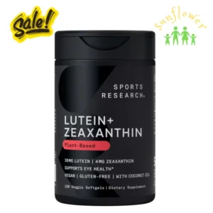 Viên uống bổ mắt Sports Research Lutein Zeaxanthin 120 viên của Mỹ